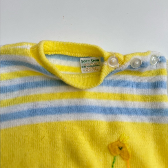 3/$15 Soft Spun yellow newborn 2 piece set - Picture 3 of 4
